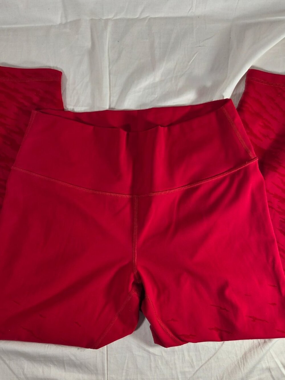 Lululemon Lunar New Year Wunder Under HR Tight 25" Dark Red Gold Logo 14
